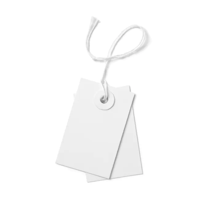 Two Rectangle Tshirt Label Tag Mockup